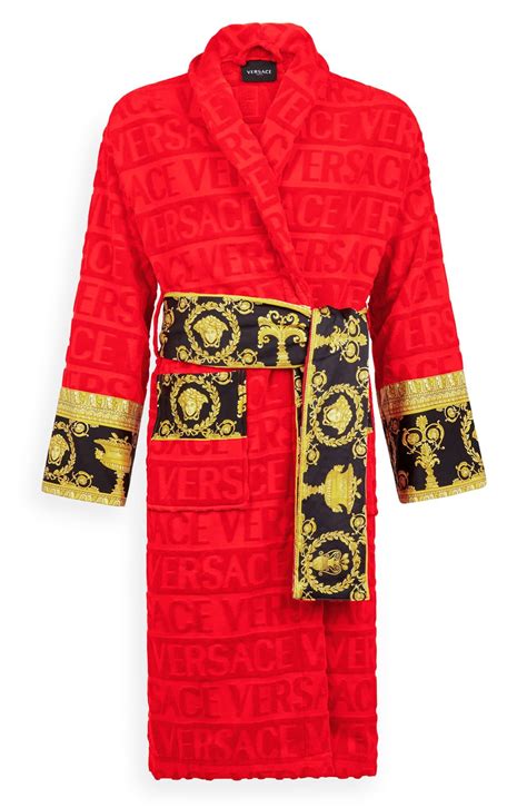 red versace robe cheap|versace personalized robe.